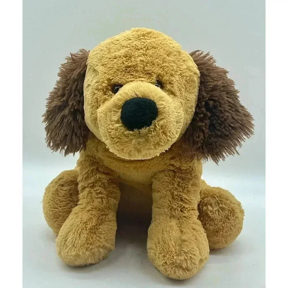 Best Made Toys Silky Plush Puppy Dog Orangish Brown 11”‎ Soft Furry Black Nose - Picture 1 of 6